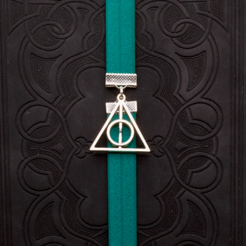 Marcapáginas elástico de las Reliquias de la Muerte de Harry Potter