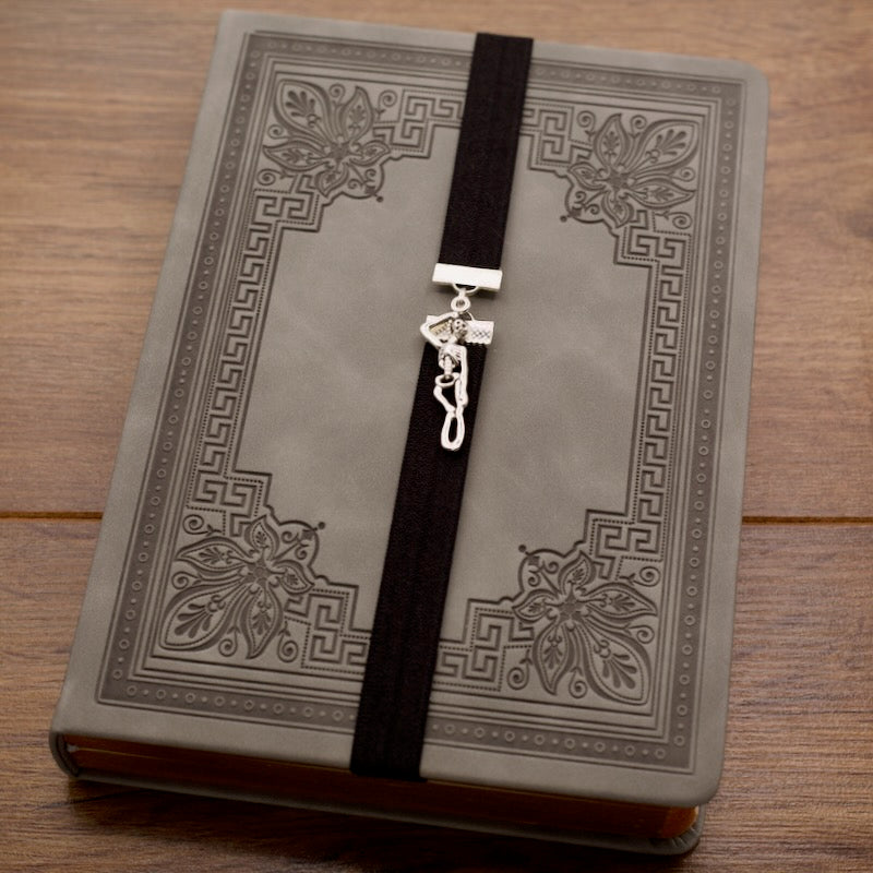 Halloween Skeleton Elastic Bookmark