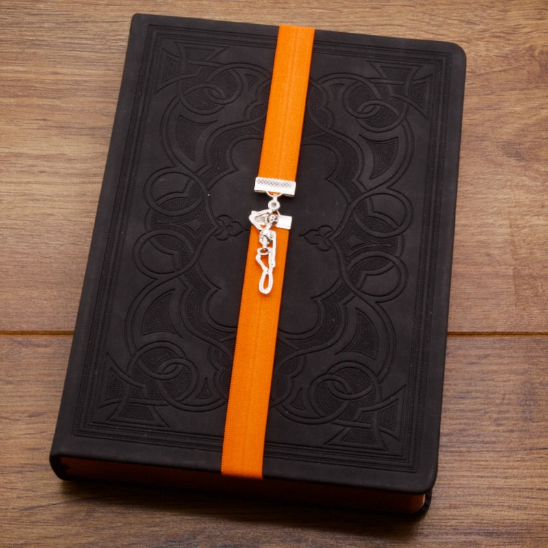 Halloween Skeleton Elastic Bookmark