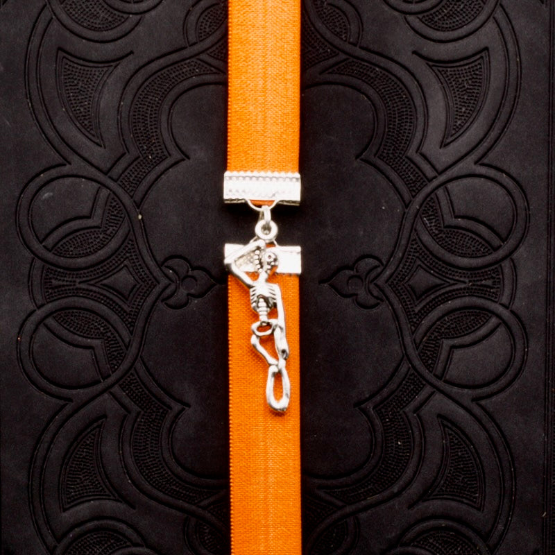 Halloween Skeleton Elastic Bookmark