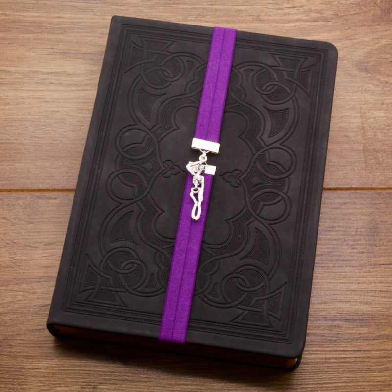 Halloween Skeleton Elastic Bookmark