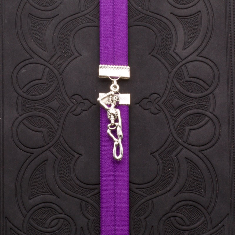 Halloween Skeleton Elastic Bookmark