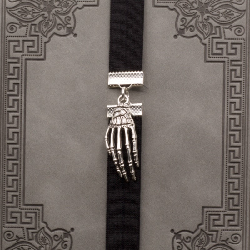 Halloween Skeleton Hand Elastic Bookmark