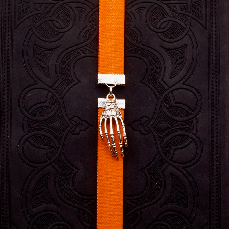 Halloween Skeleton Hand Elastic Bookmark