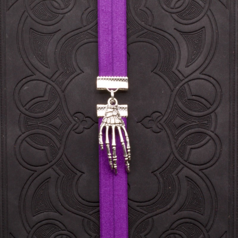 Halloween Skeleton Hand Elastic Bookmark