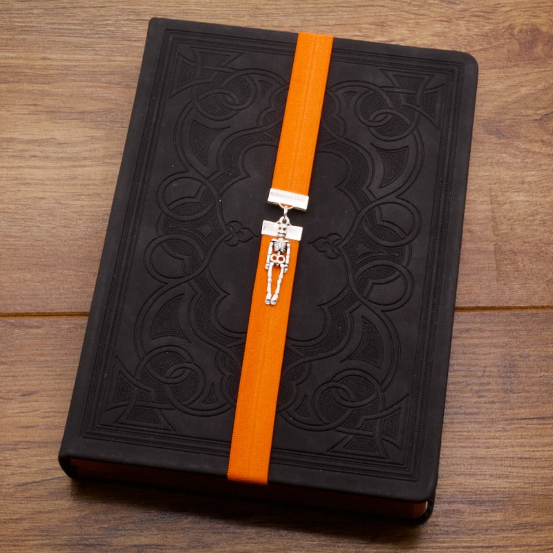 Halloween Skeleton Elastic Bookmark