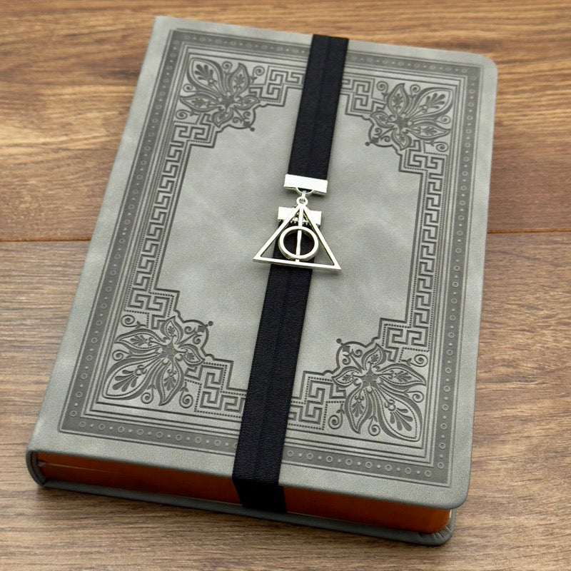 Marcapáginas elástico de las Reliquias de la Muerte de Harry Potter