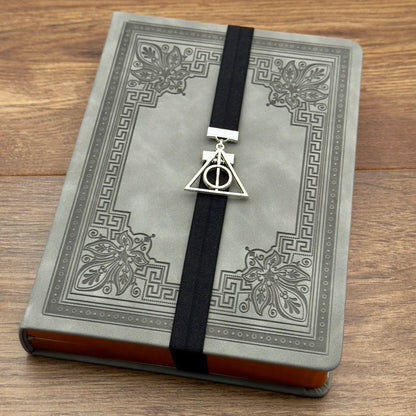 Marcapáginas elástico de las Reliquias de la Muerte de Harry Potter