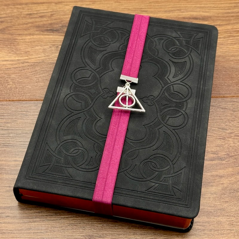 Marcapáginas elástico de las Reliquias de la Muerte de Harry Potter