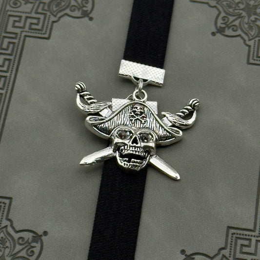 Marcapáginas elástico Jolly Roger de Piratas del Caribe