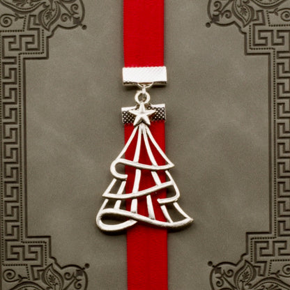 Christmas Tree Bookband Elastic Bookmark