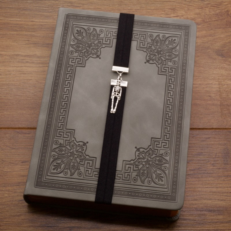 Halloween Skeleton Elastic Bookmark
