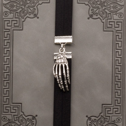 Halloween Skeleton Hand Elastic Bookmark