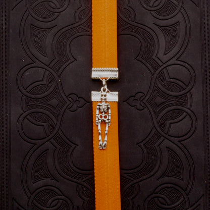 Halloween Skeleton Elastic Bookmark