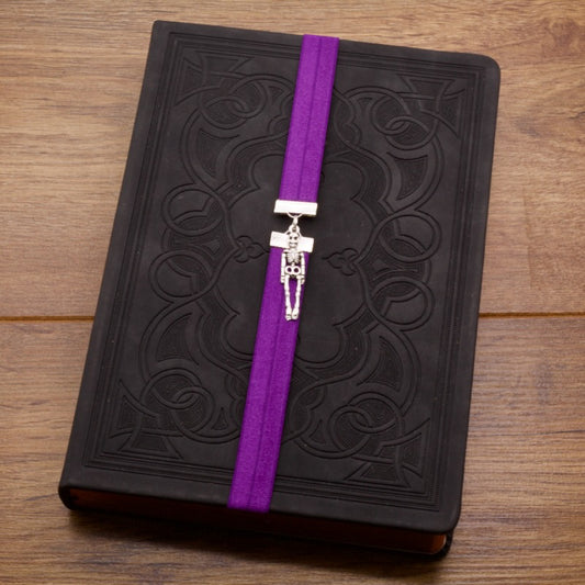Halloween Skeleton Elastic Bookmark