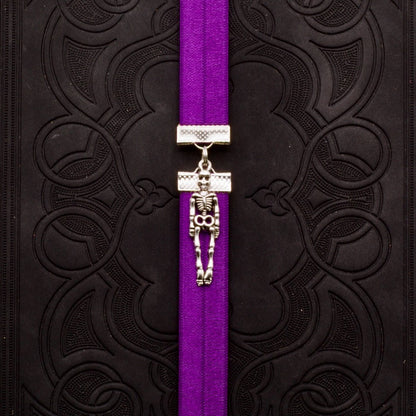 Halloween Skeleton Elastic Bookmark
