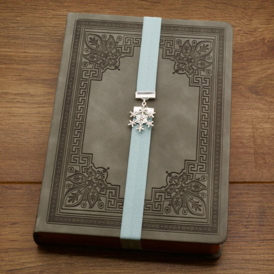 Christmas Snowflake Elastic Bookmark