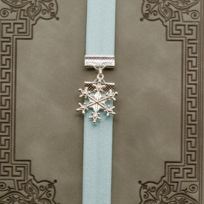 Christmas Snowflake Elastic Bookmark