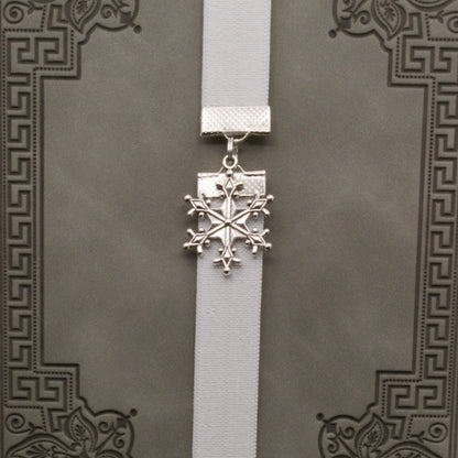 Christmas Snowflake Elastic Bookmark