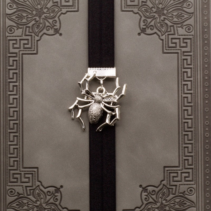 Halloween Spider Elastic Bookmark