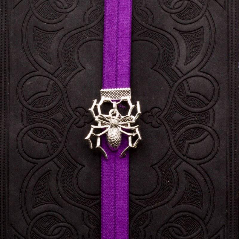 Halloween Spider Elastic Bookmark